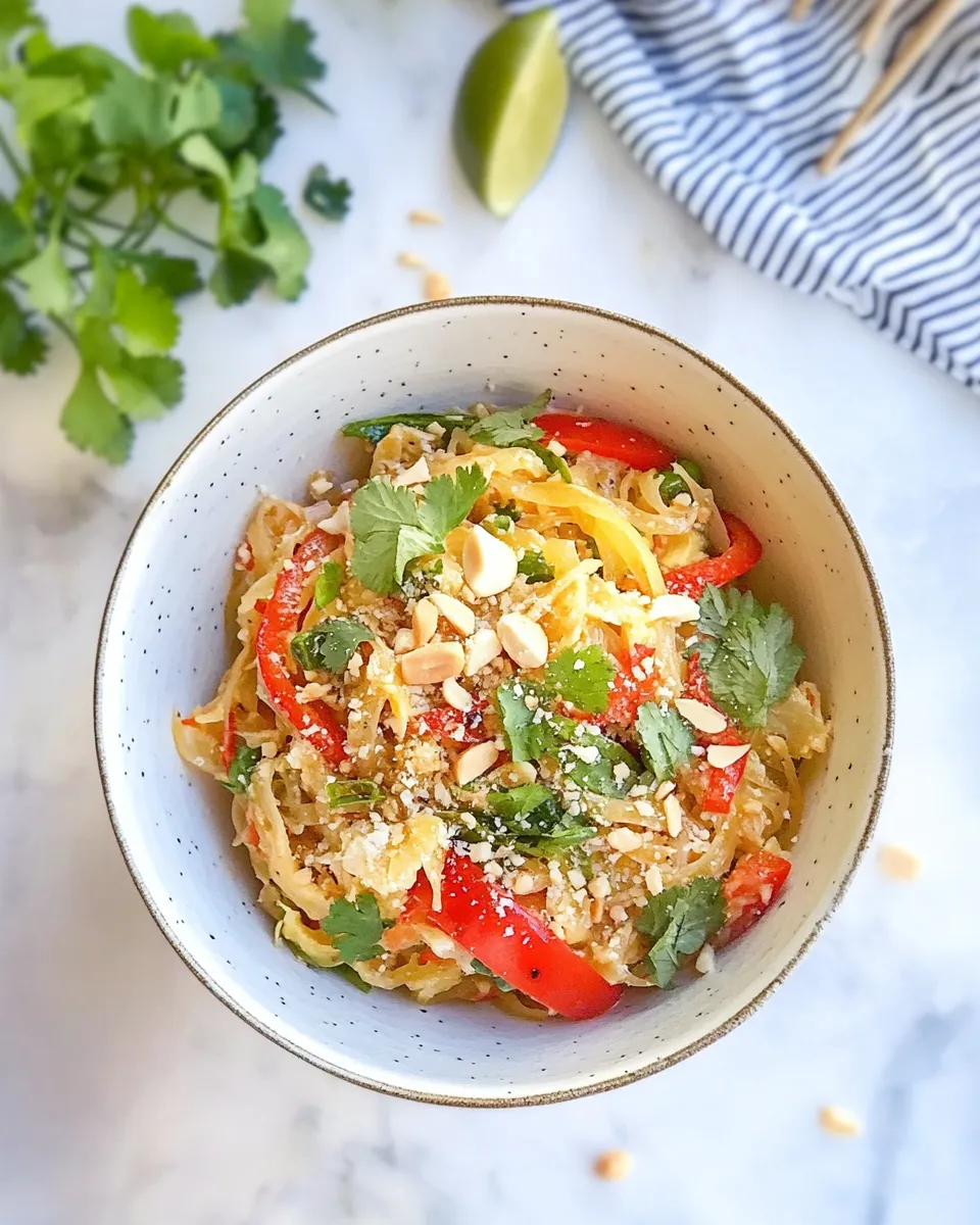 Classic Spaghetti Squash Pad Thai image