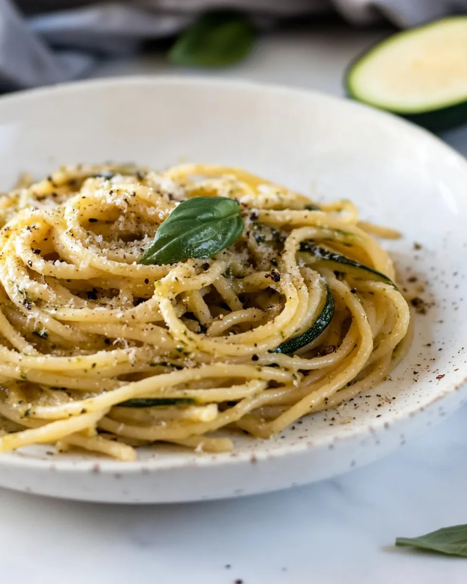 Classic Spaghetti alla Nerano (Stanley Tucci Zucchini Pasta) image