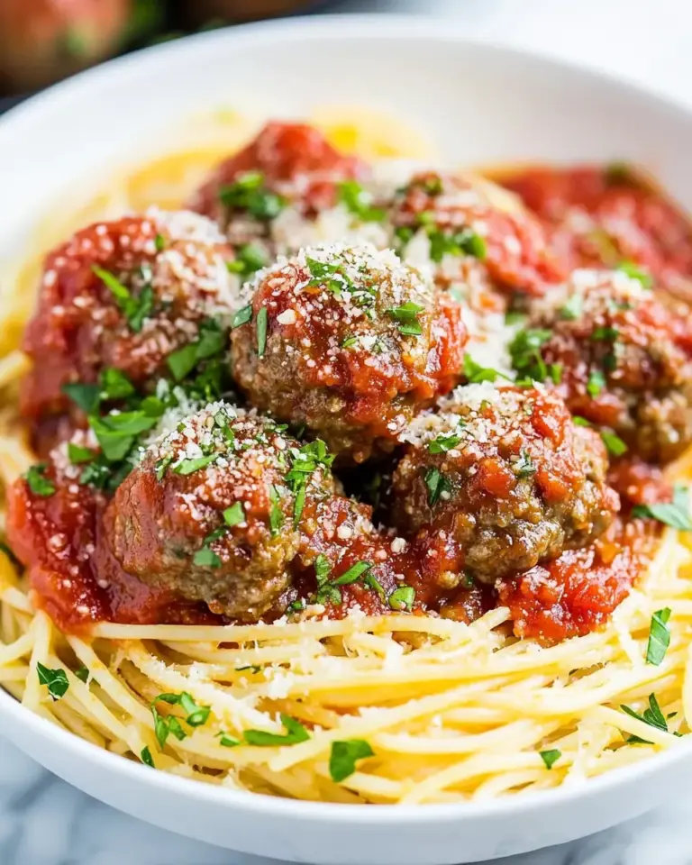 Homemade Spaghetti and Meatball Recipe photo