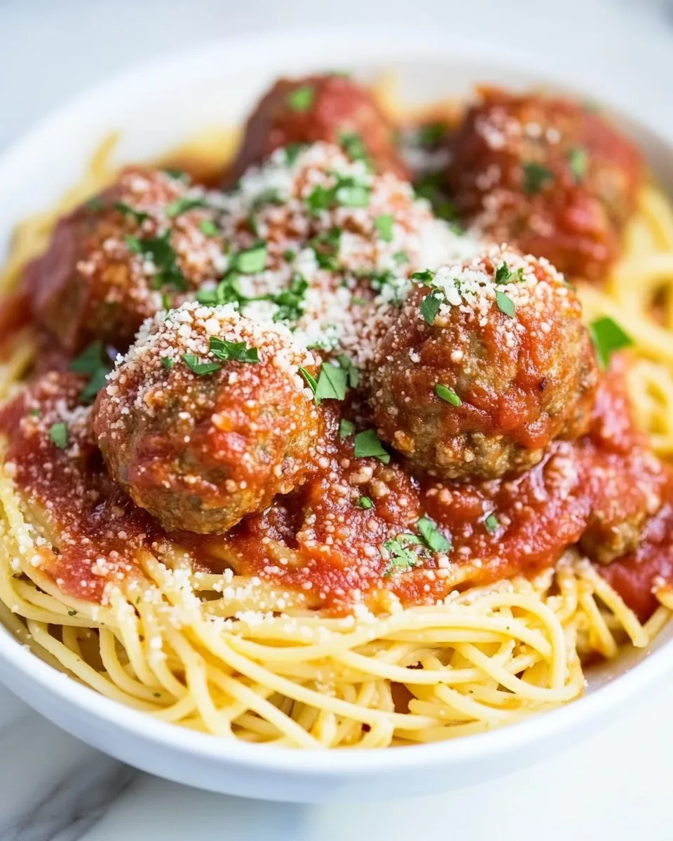 Classic Spaghetti and Meatball Recipe image