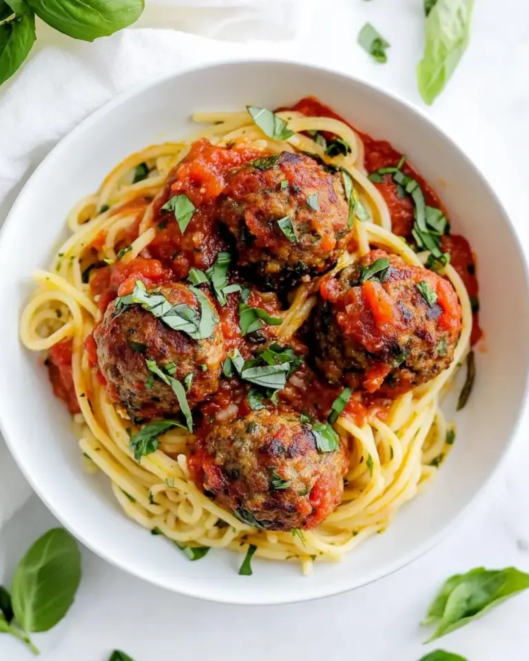 Homemade Spaghetti and Meatballs photo