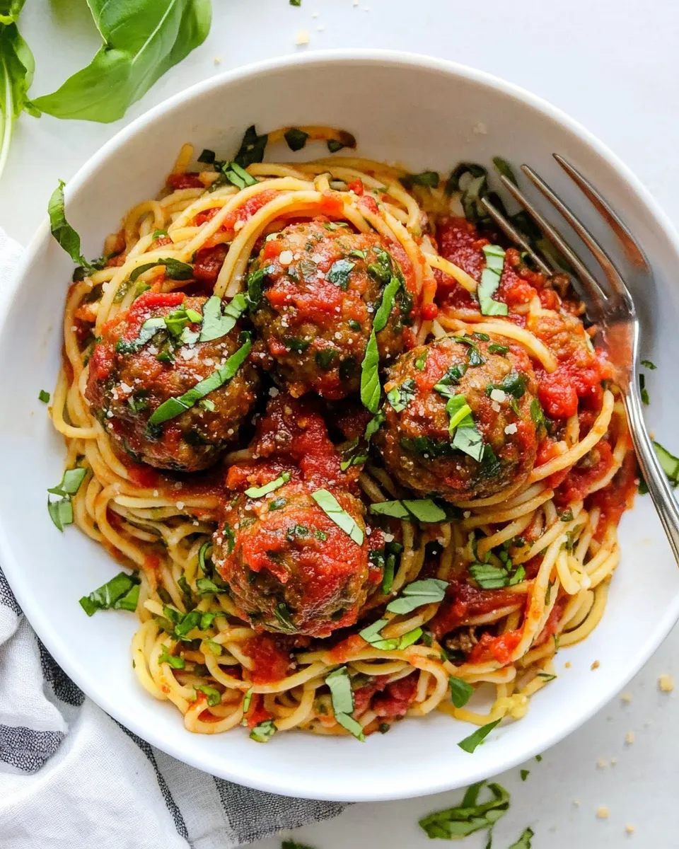Classic Spaghetti and Meatballs image