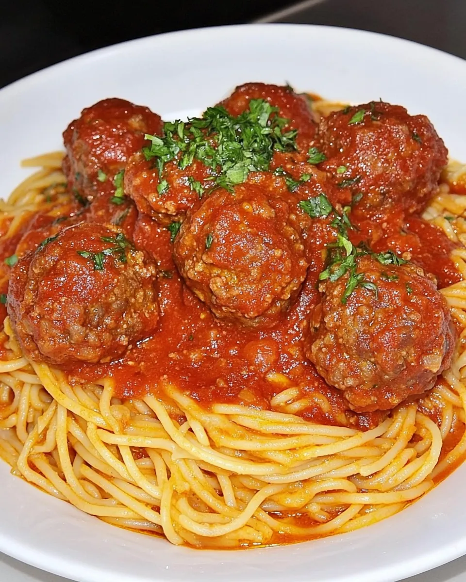 Easy Spaghetti and Meatballs Everyone favorite recipe photo