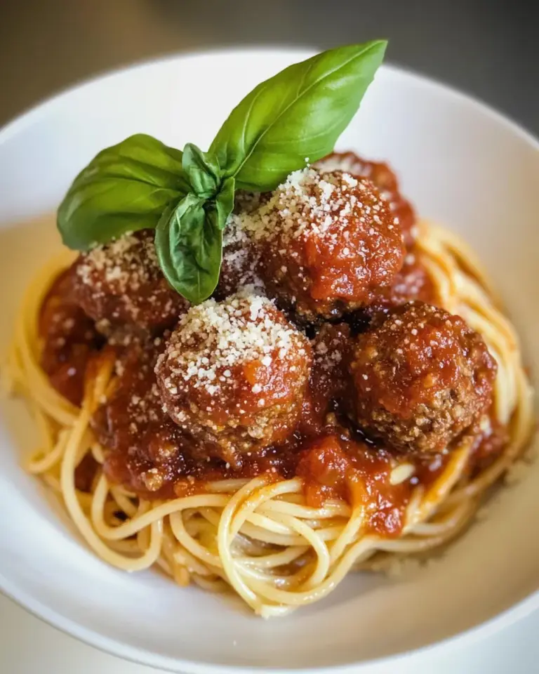 Homemade Spaghetti and Meatballs Recipe photo