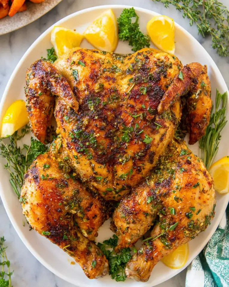 Homemade Spatchcock Chicken recipe photo
