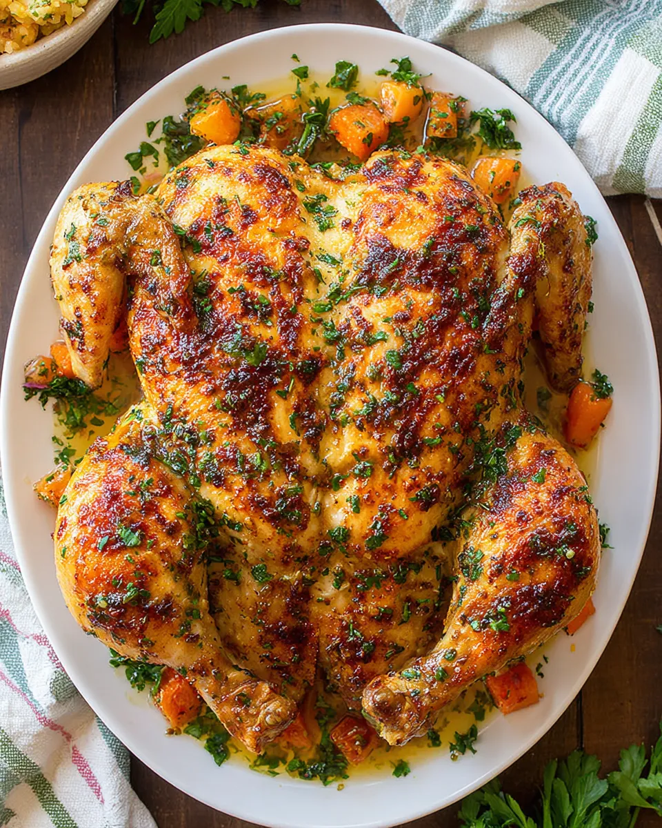 Classic Spatchcock Chicken dish photo