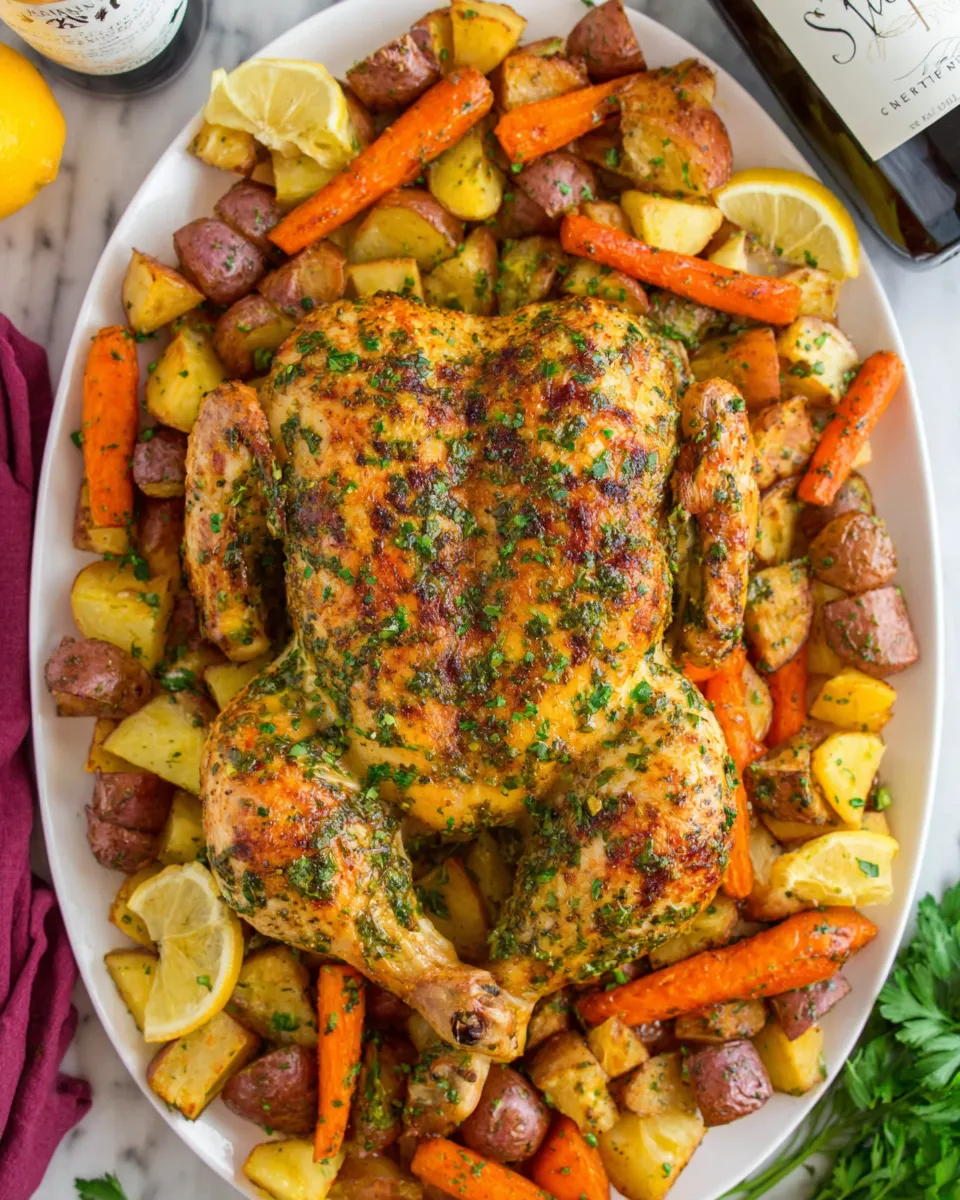 Delicious Spatchcock Chicken plate image