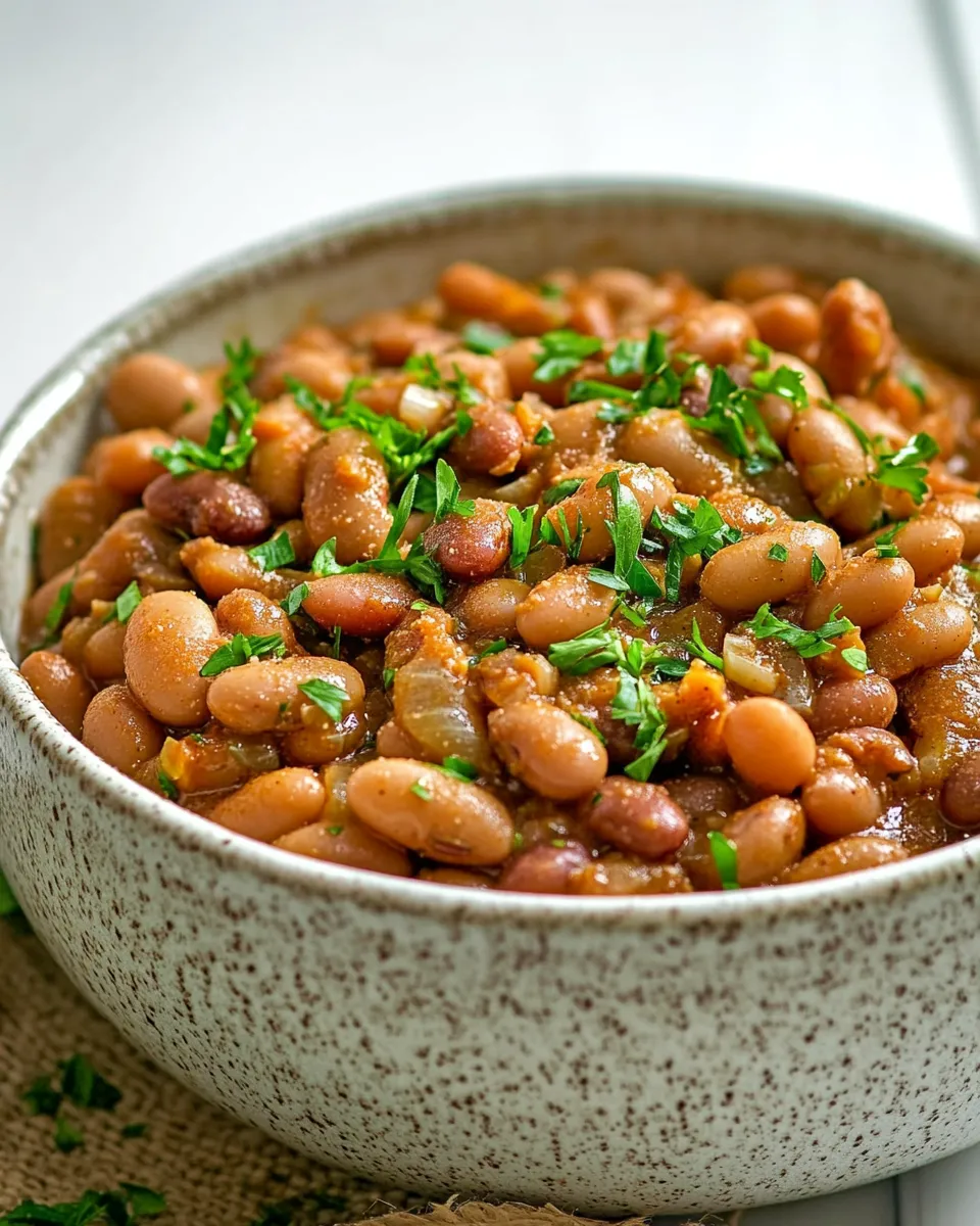 Homemade Spiced Canned Pinto Beans photo