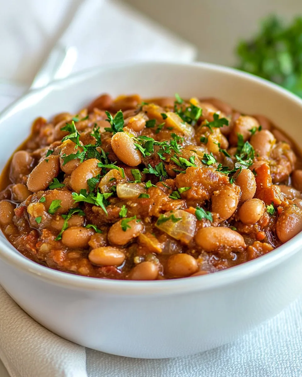 Classic Spiced Canned Pinto Beans image