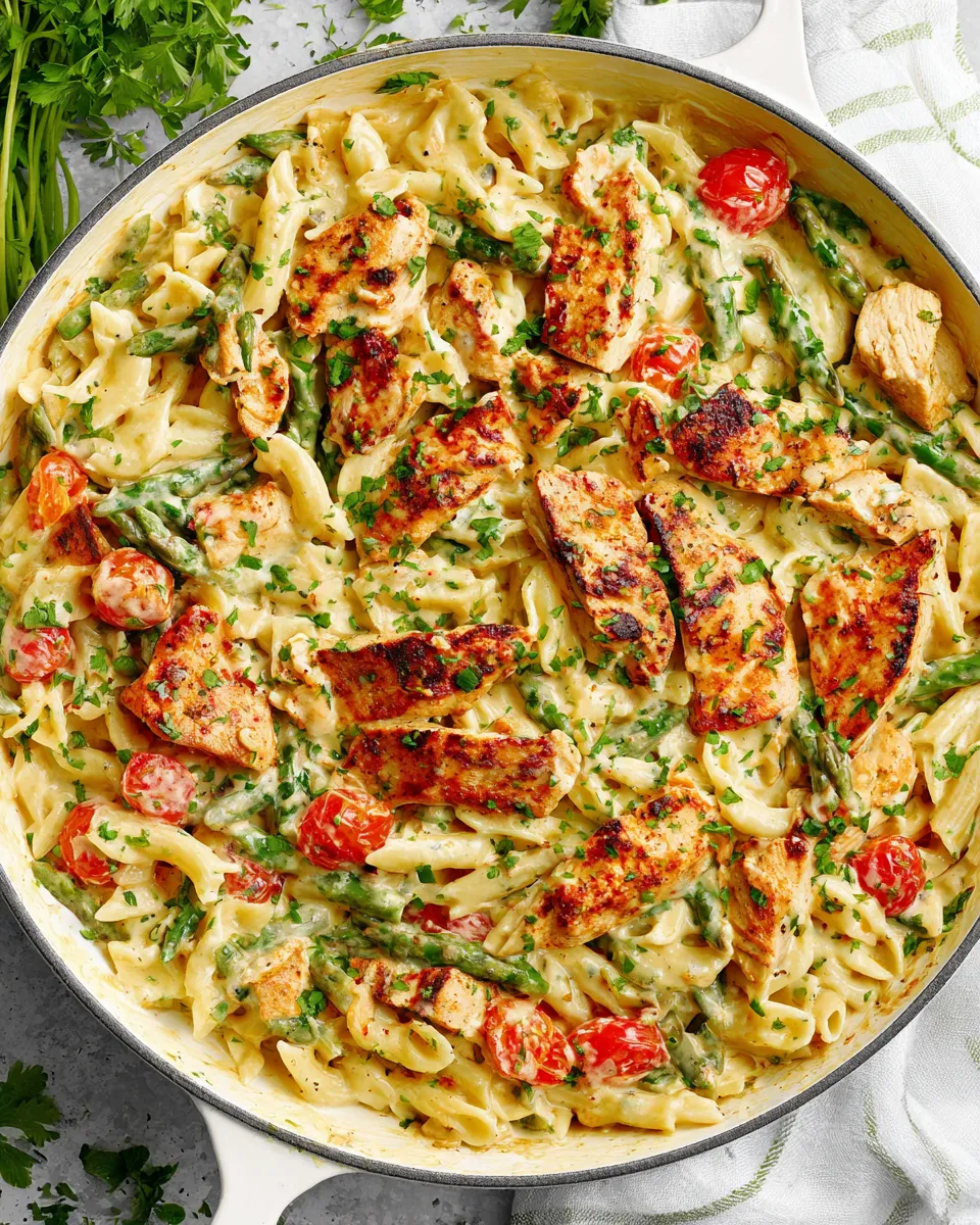 Delicious Spicy Chicken Chipotle Pasta plate image