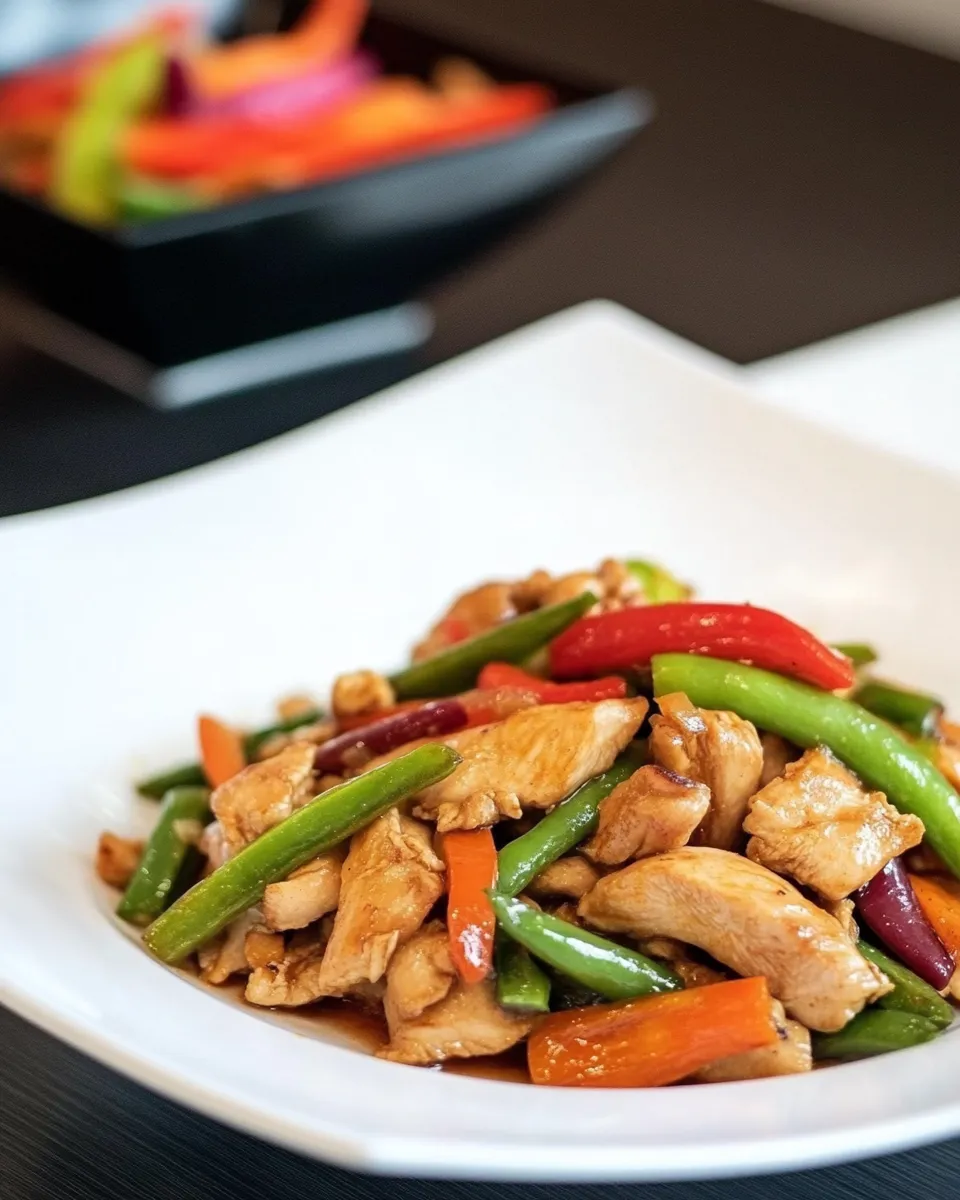 Easy Spicy Chicken Stir-Fry (Ayam Paprik) recipe photo