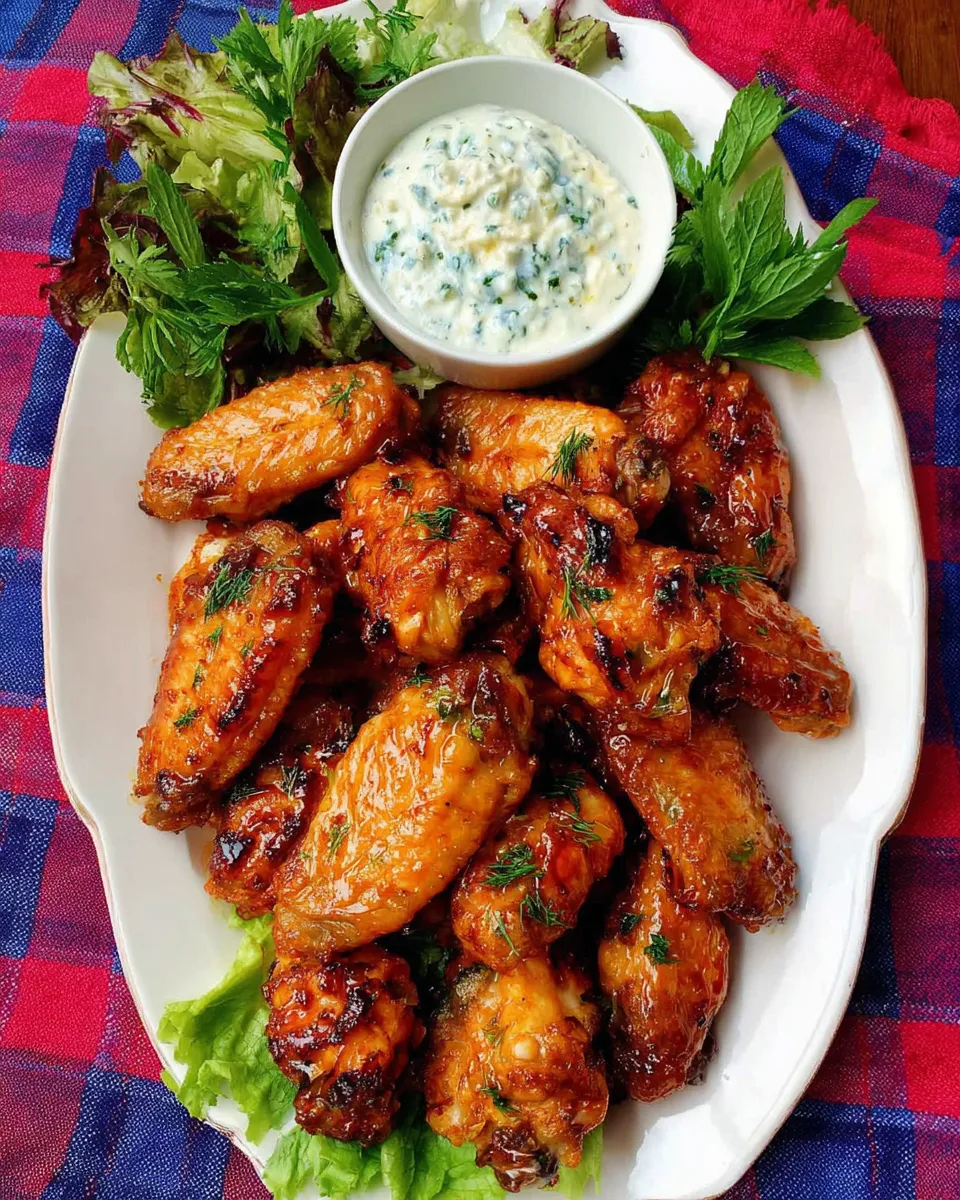Homemade Spicy Middle Eastern Chicken Wings photo