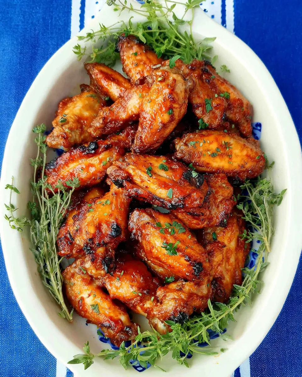 Classic Spicy Middle Eastern Chicken Wings dish photo