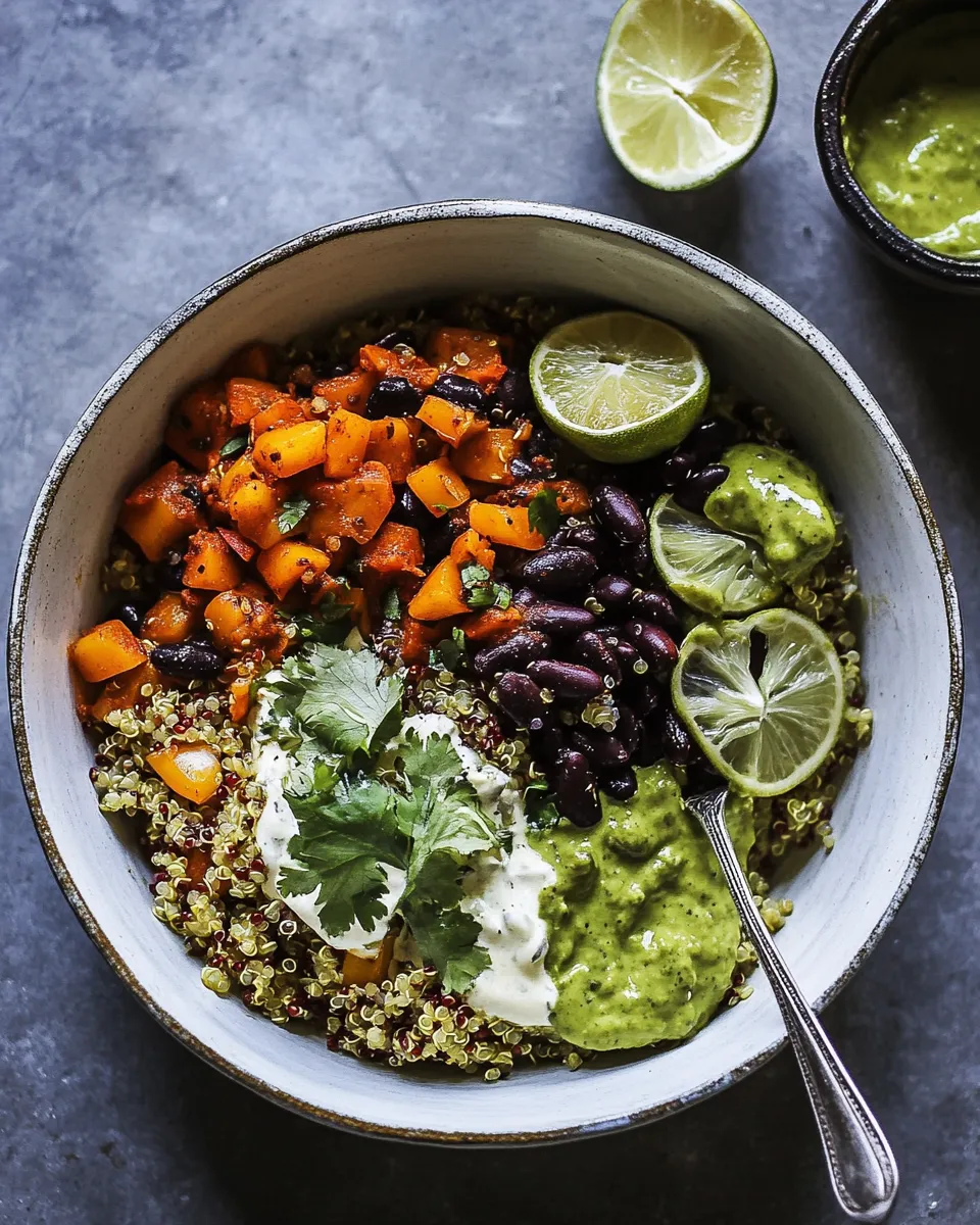 Easy Spicy Southwest Quinoa Bowl. recipe photo
