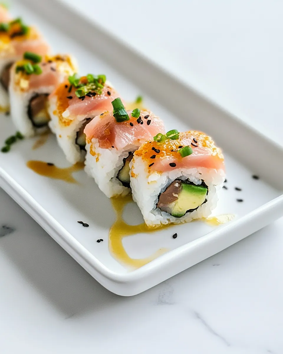 Homemade Spicy Tuna Roll photo