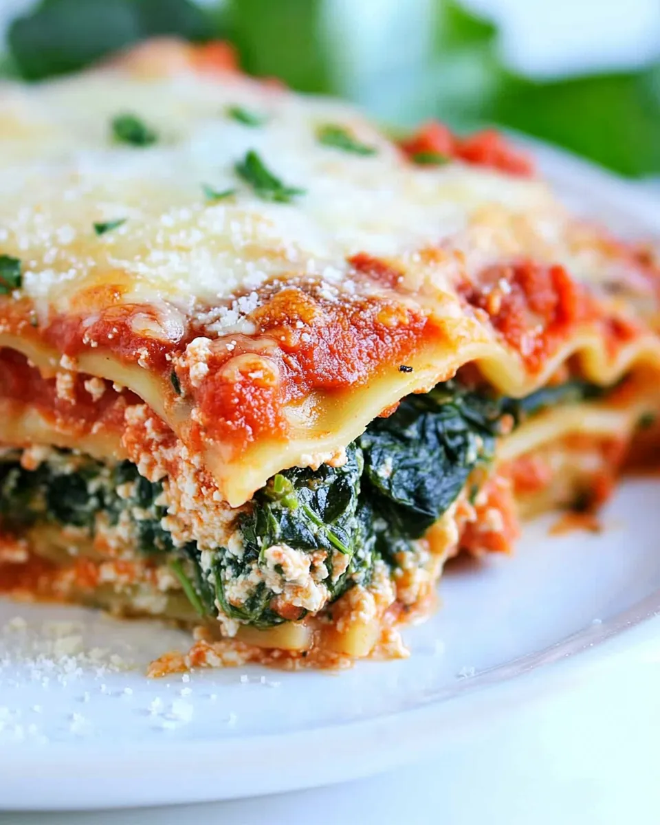 Easy Spinach Lasagna Recipe recipe photo