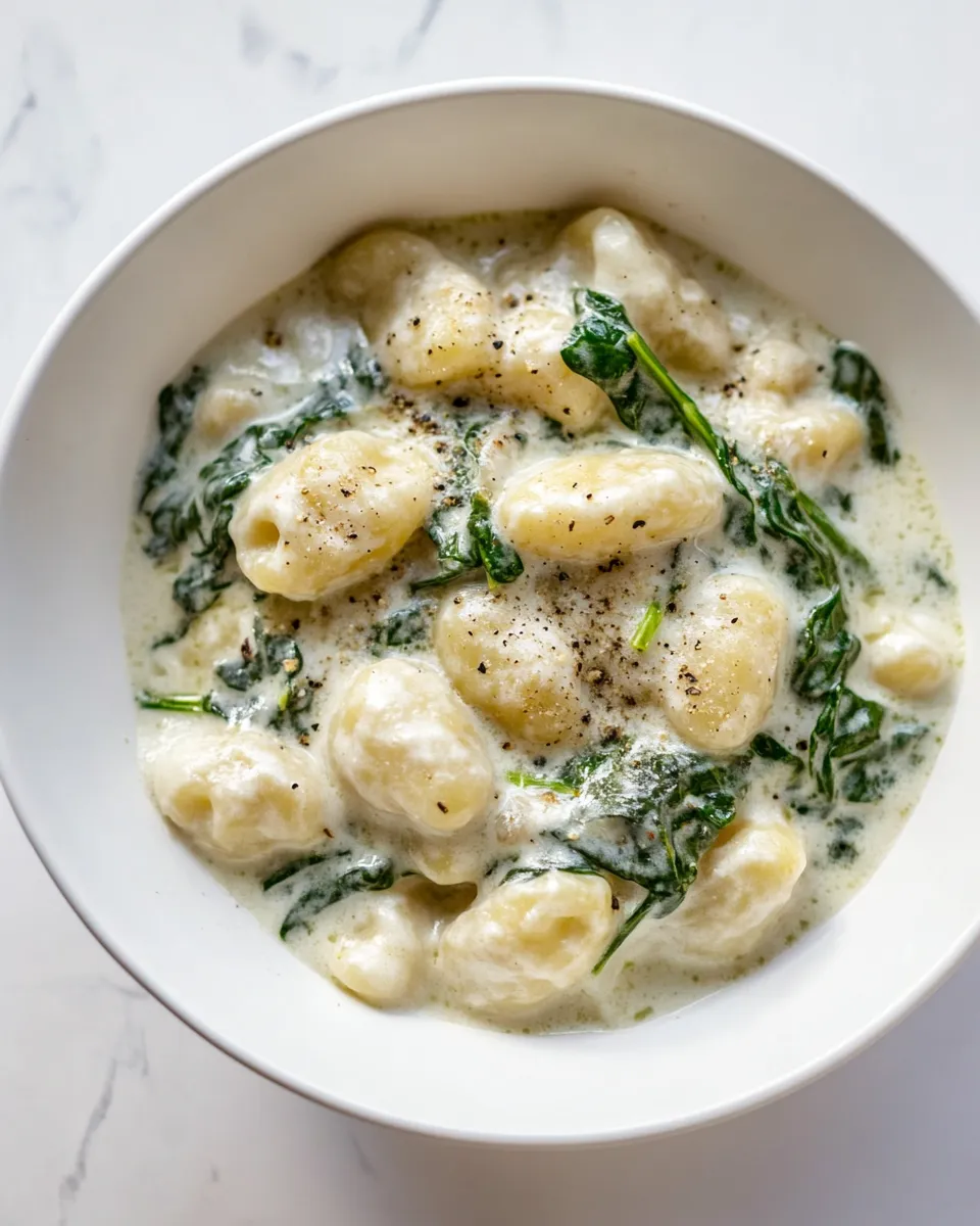 Classic Spinach and Artichoke Gnocchi image