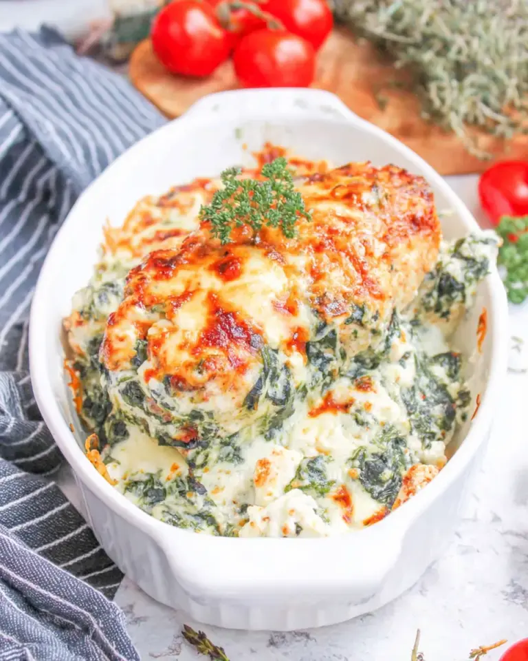 Homemade Spinach and Feta Chicken photo