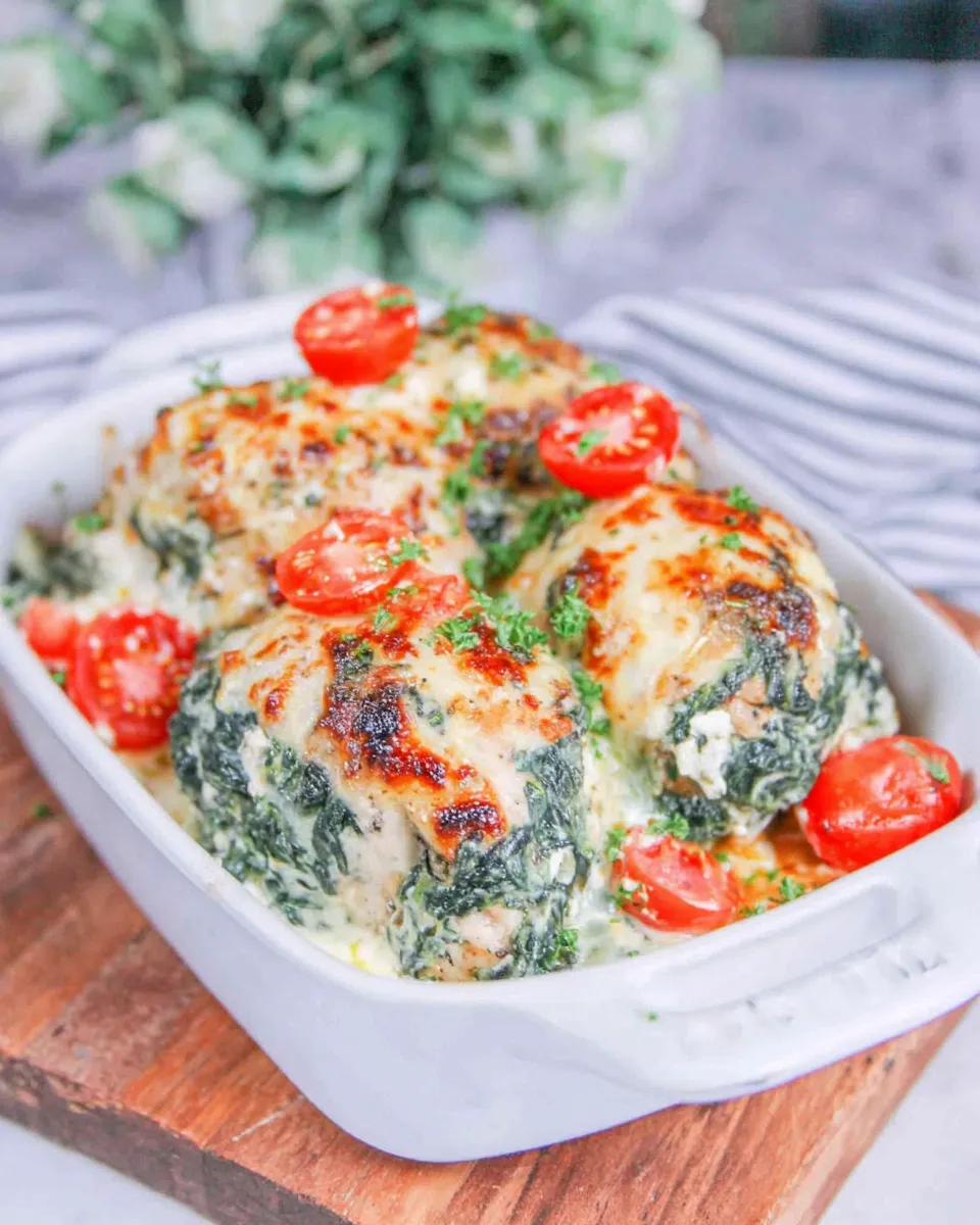 Classic Spinach and Feta Chicken image