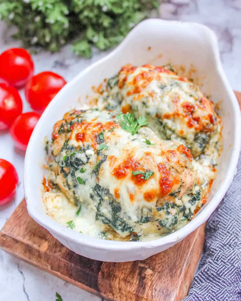 Delicious Spinach and Feta Chicken dish photo