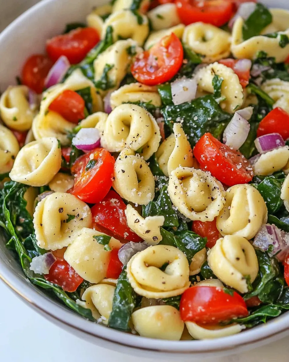Easy Spinach and Tortellini Salad picture