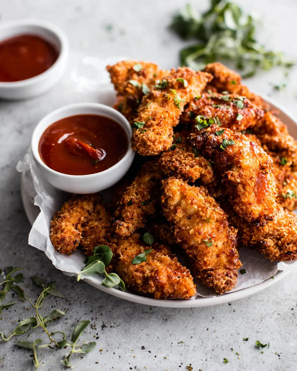 Homemade Sriracha Honey Chicken Tenders photo