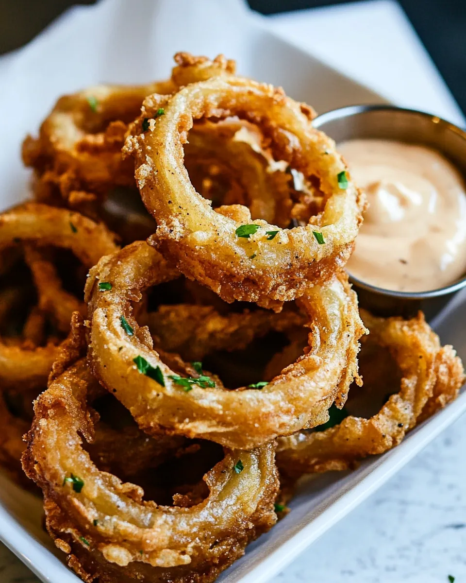 Easy Steak House Onion Rings recipe photo