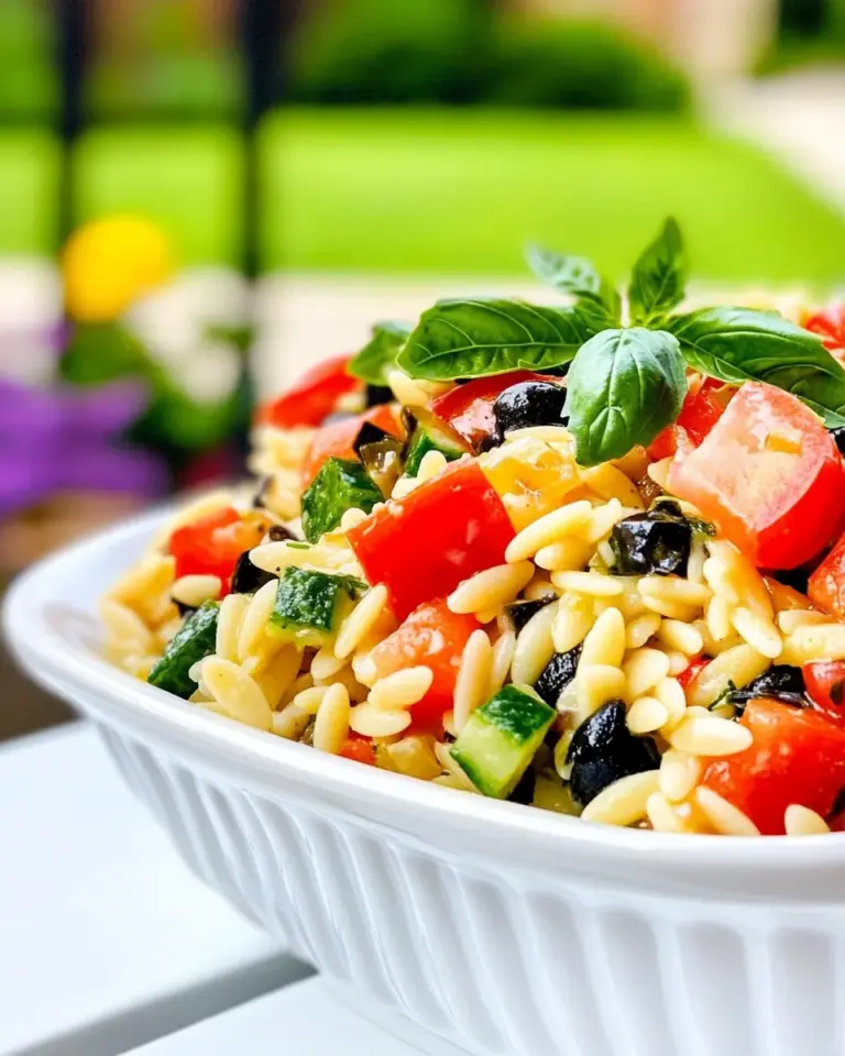 Homemade Summer Orzo Salad photo