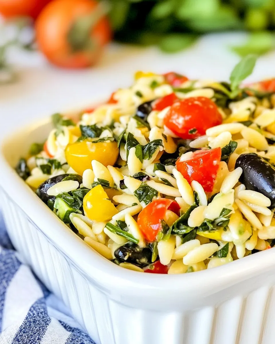 Classic Summer Orzo Salad image