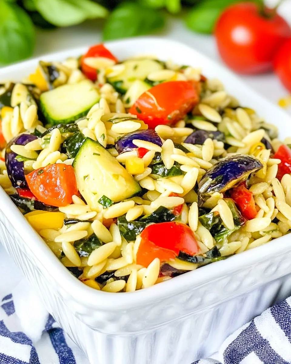 Delicious Summer Orzo Salad dish photo