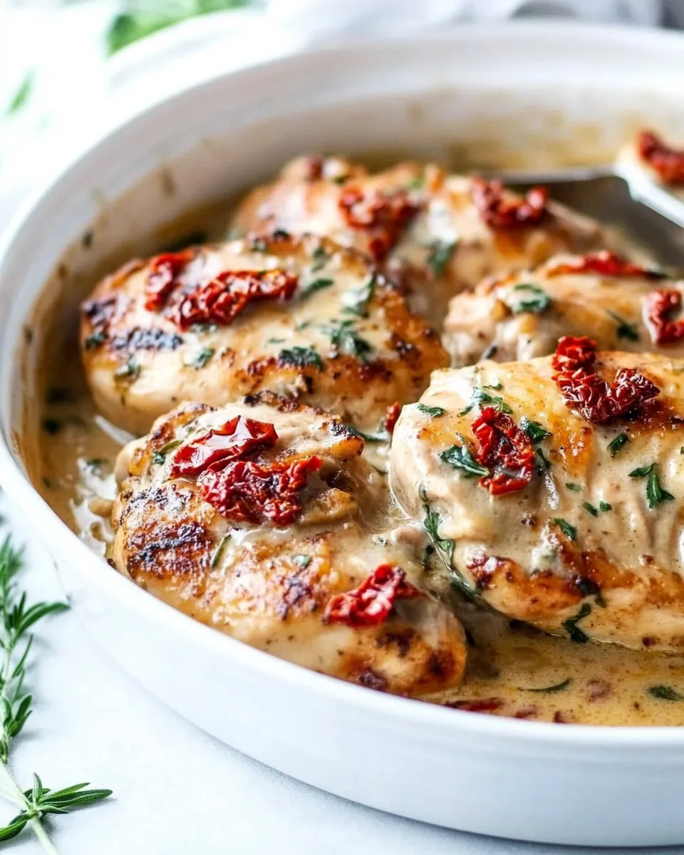 Classic Sun Dried Tomato Chicken image