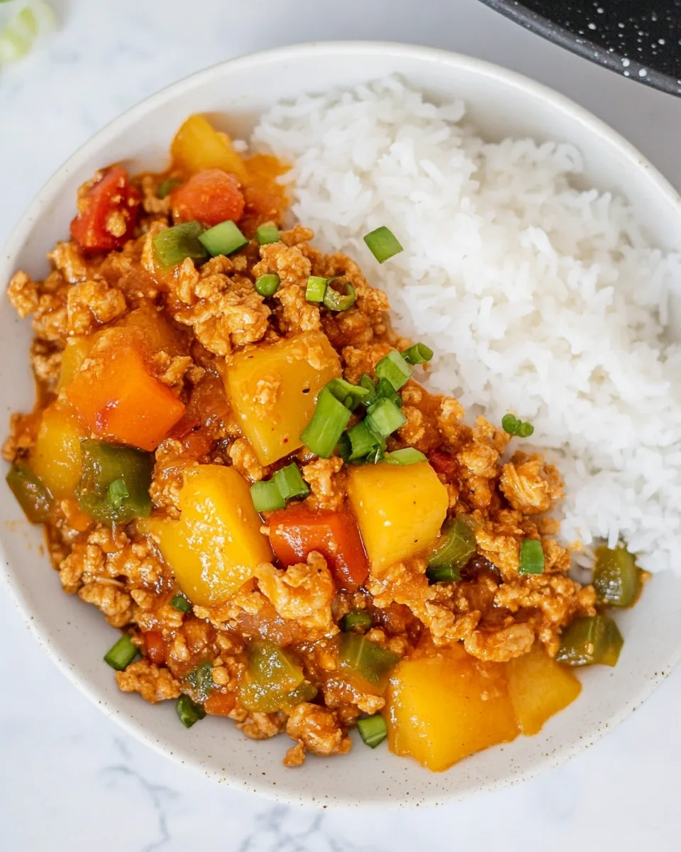 Classic Sweet and Sour Ground Chicken image