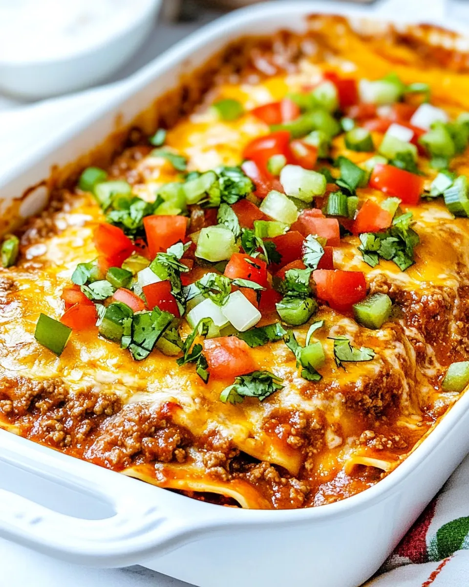 Homemade Taco Lasagna photo