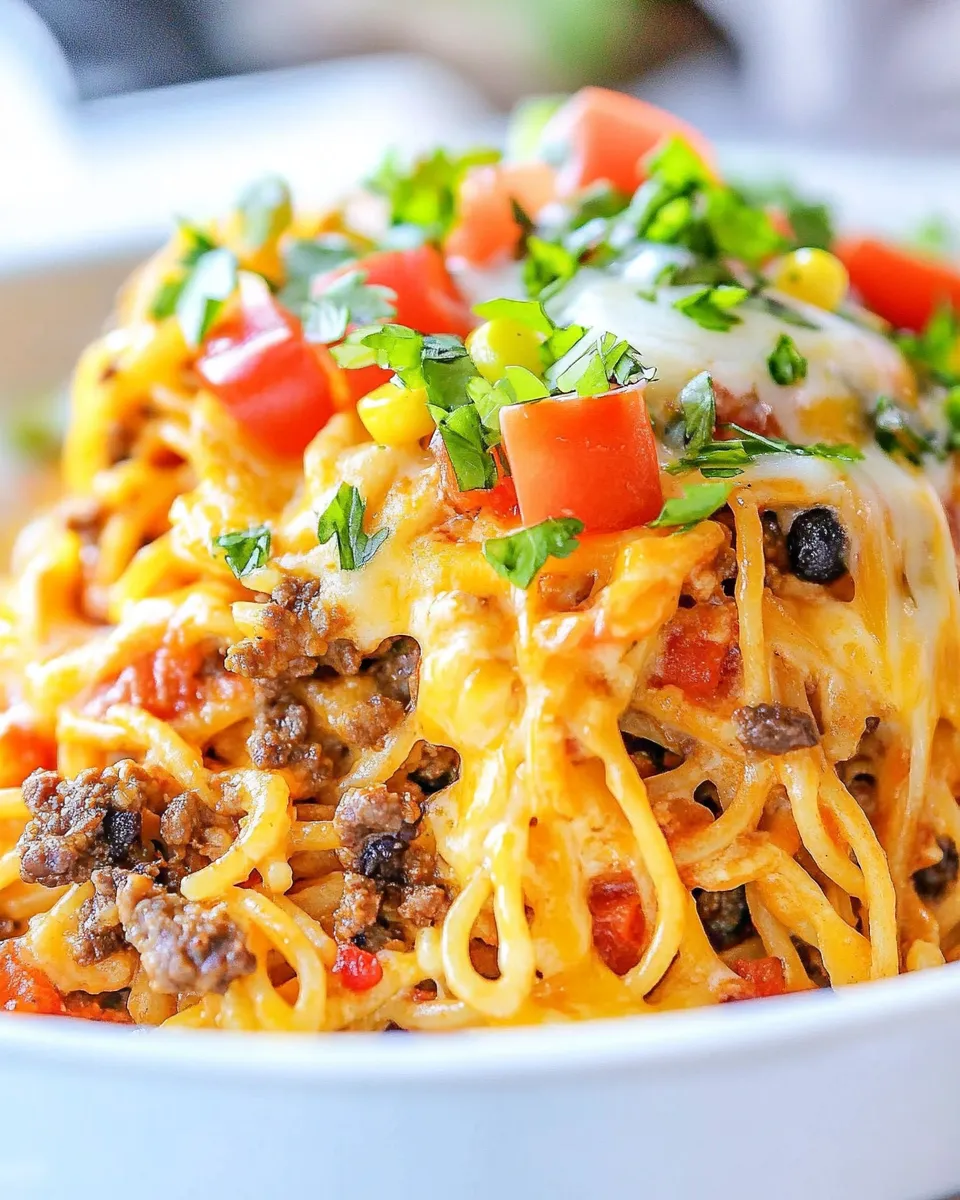 Classic Taco Spaghetti image