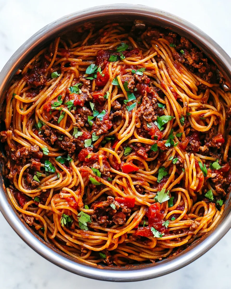 classic Taco Spaghetti (One Pot) image