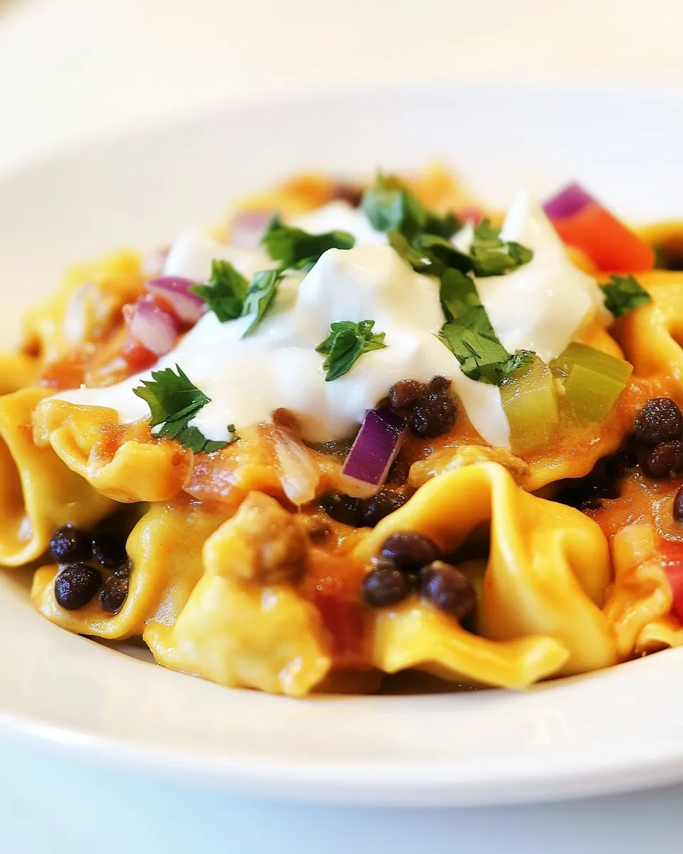 Homemade Taco Tortellini photo