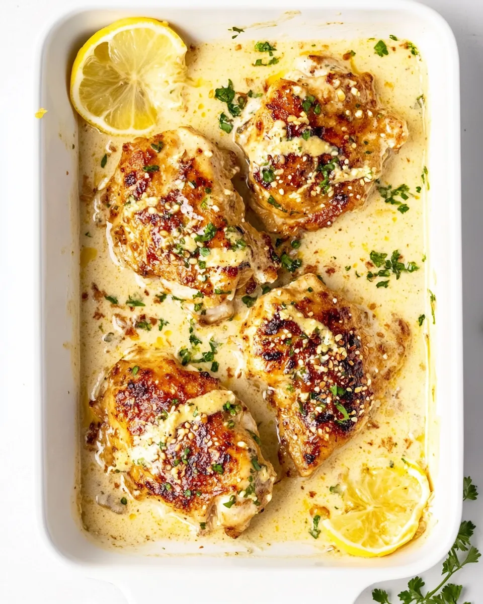 Delicious Tahini Chicken food shot