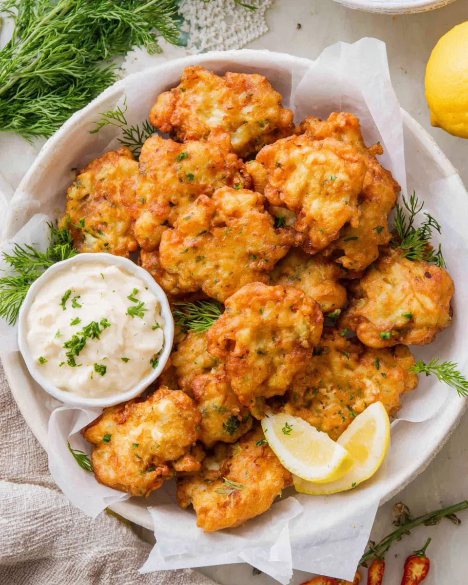 Homemade Tender Chicken Fritters recipe photo