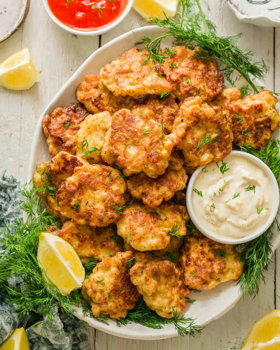 Classic Tender Chicken Fritters dish photo