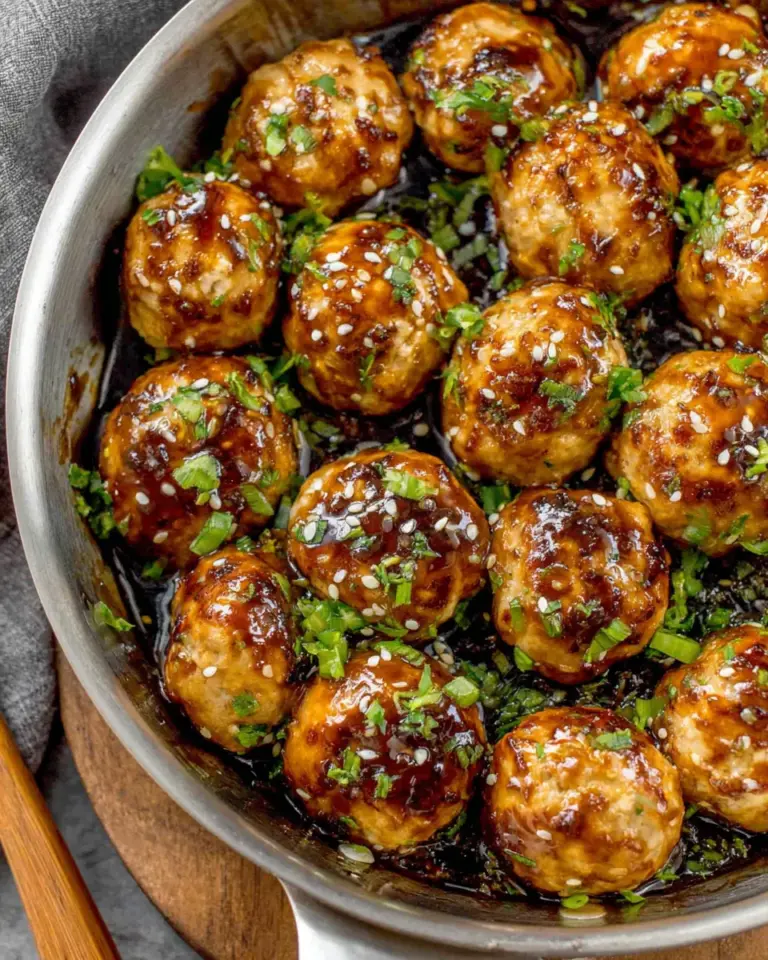 Homemade Teriyaki Chicken Meatballs photo