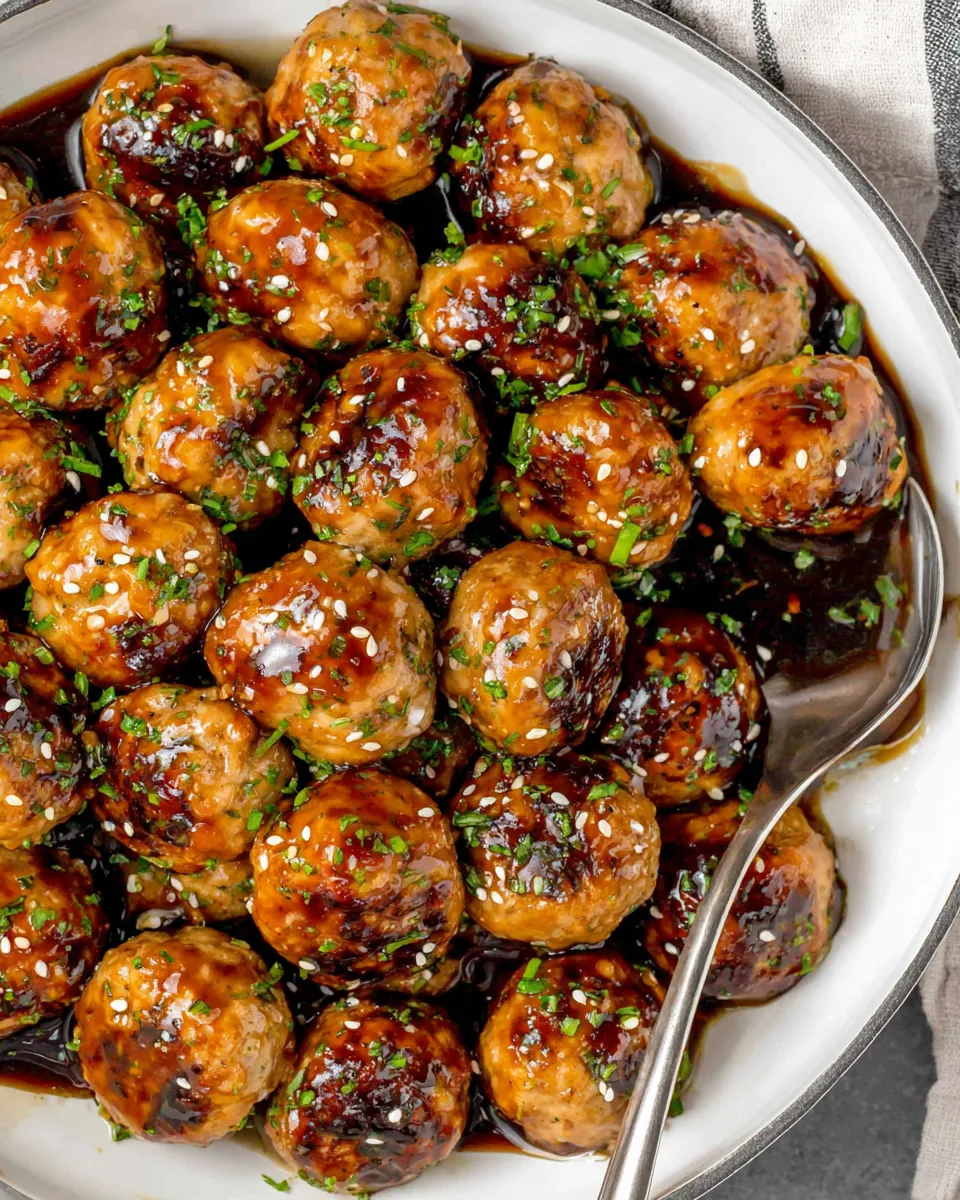 Classic Teriyaki Chicken Meatballs image
