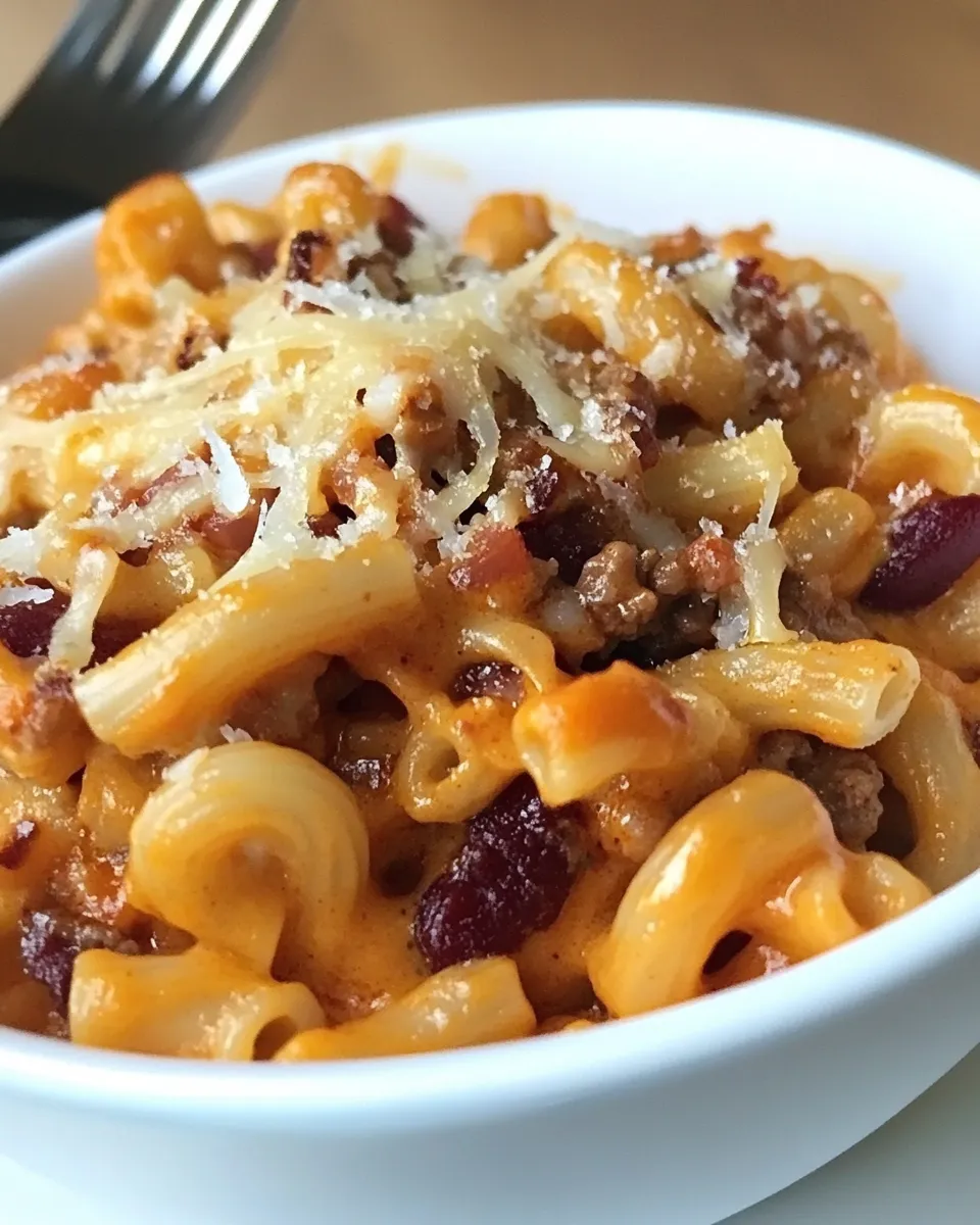 Delicious Tex-Mex Style Macaroni & Cheese shot