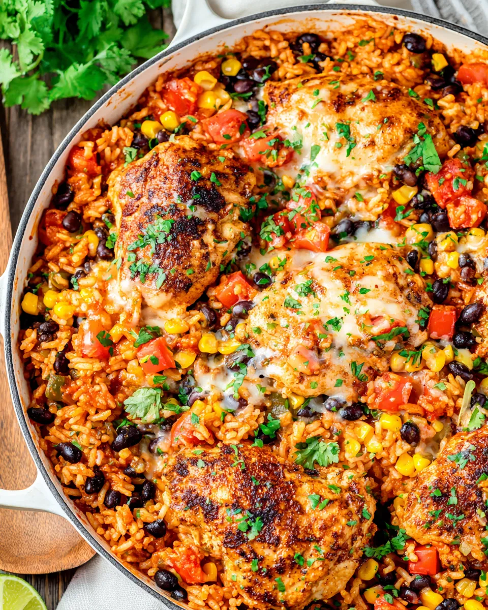 Homemade Tex Mex Chicken And Rice recipe photo