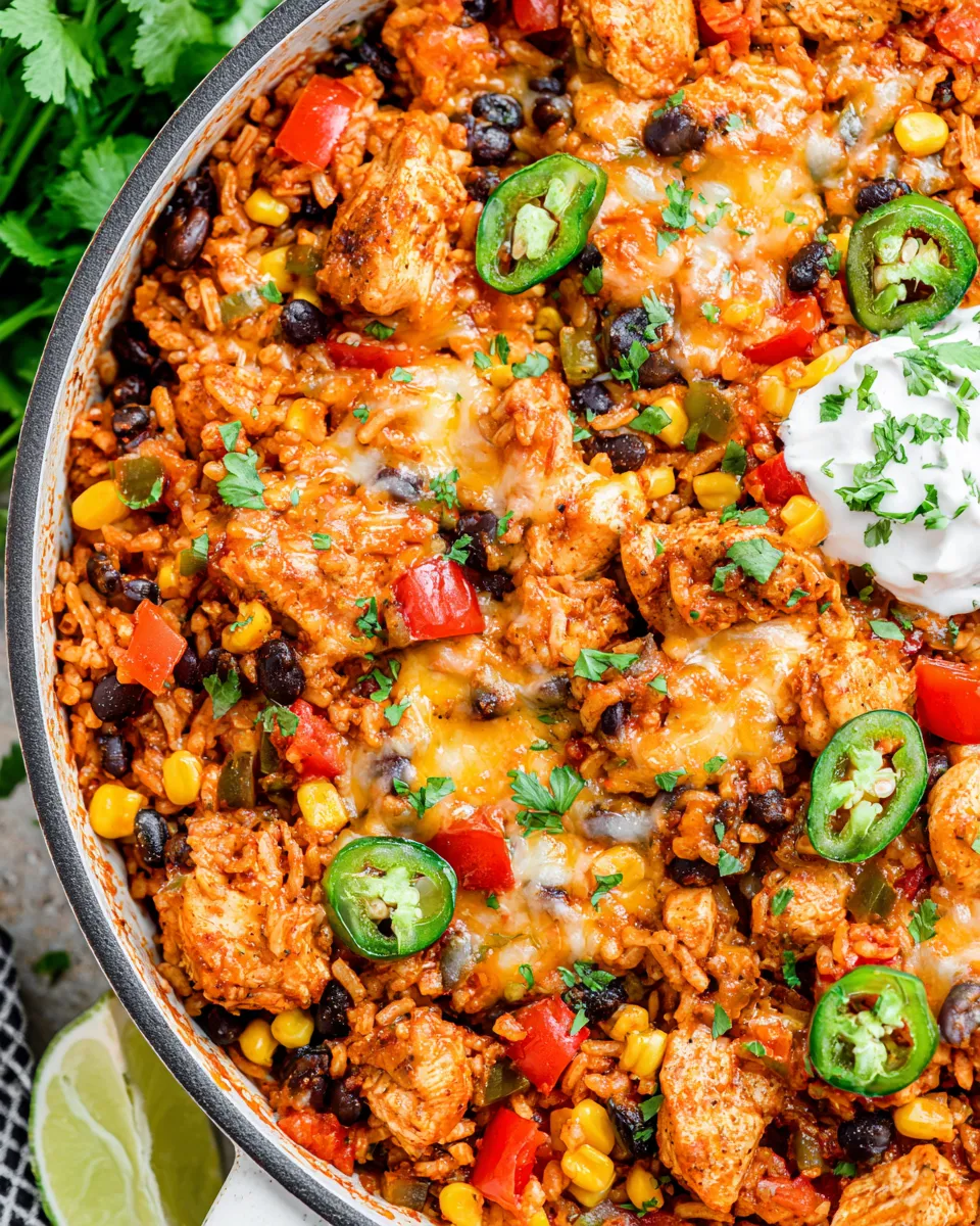 Easy Tex Mex Chicken And Rice food shot