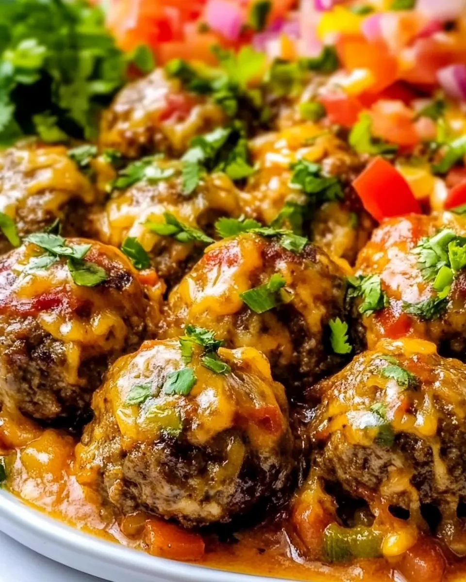 Easy Tex Mex Meatballs recipe photo