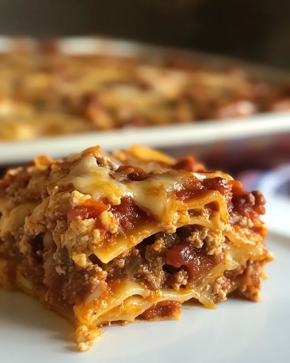 Homemade Texas Style Lasagna photo