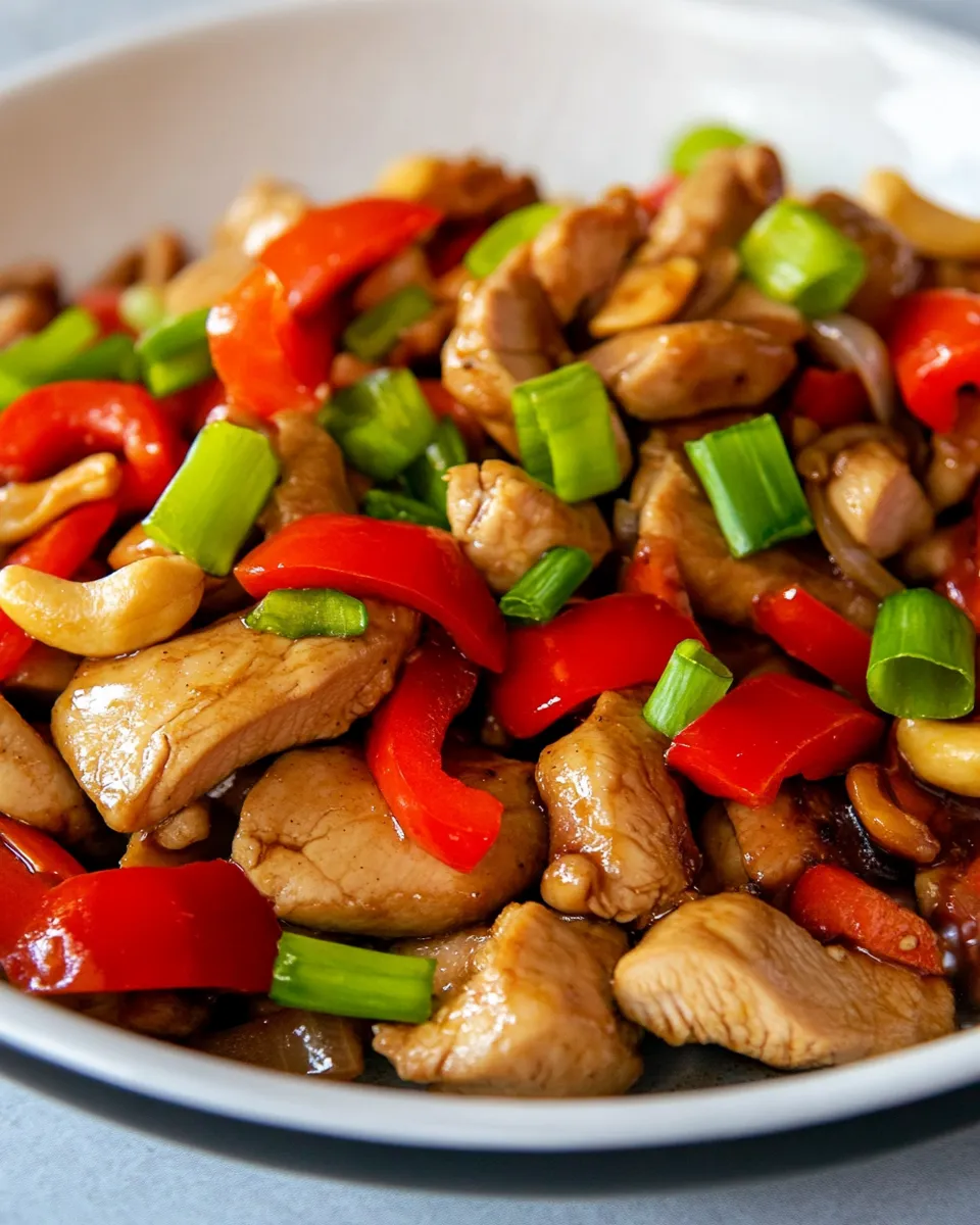 Homemade Thai Cashew Chicken photo