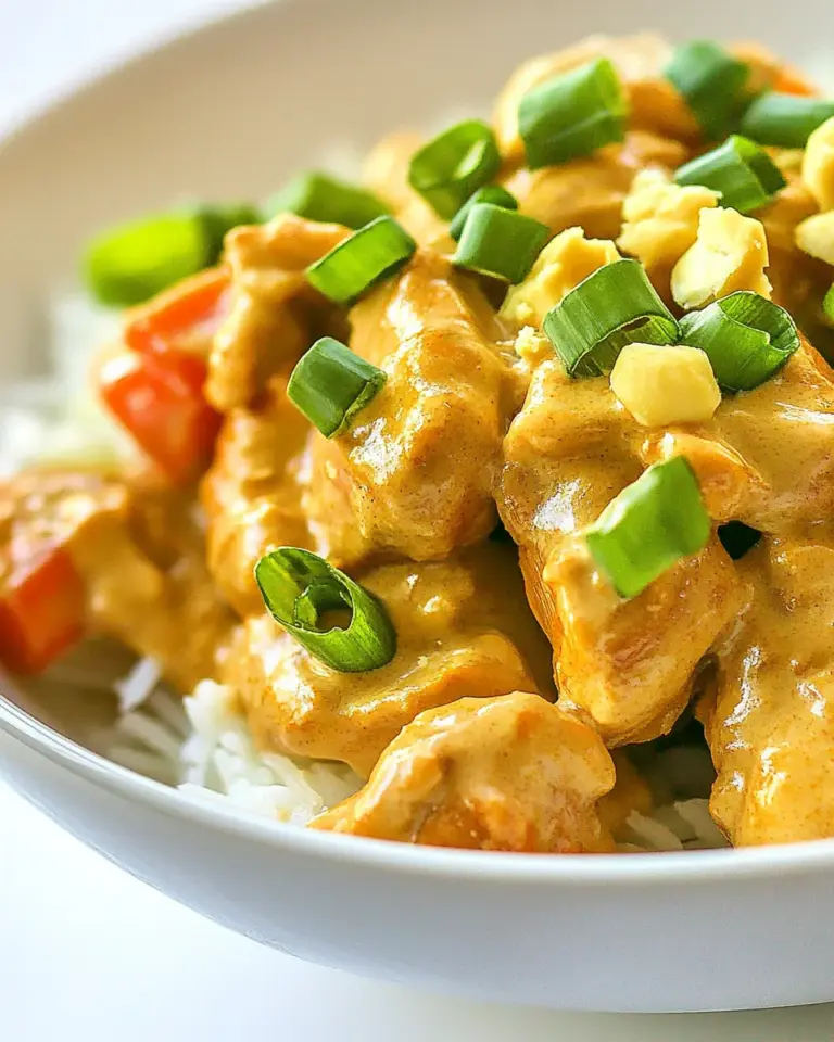 Homemade Thai Coconut Peanut Chicken photo