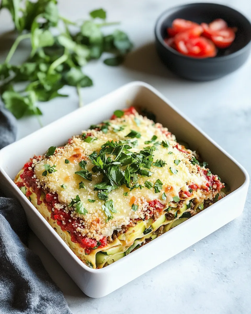 Easy Thai Slow-Cooker Zucchini Lasagna recipe image