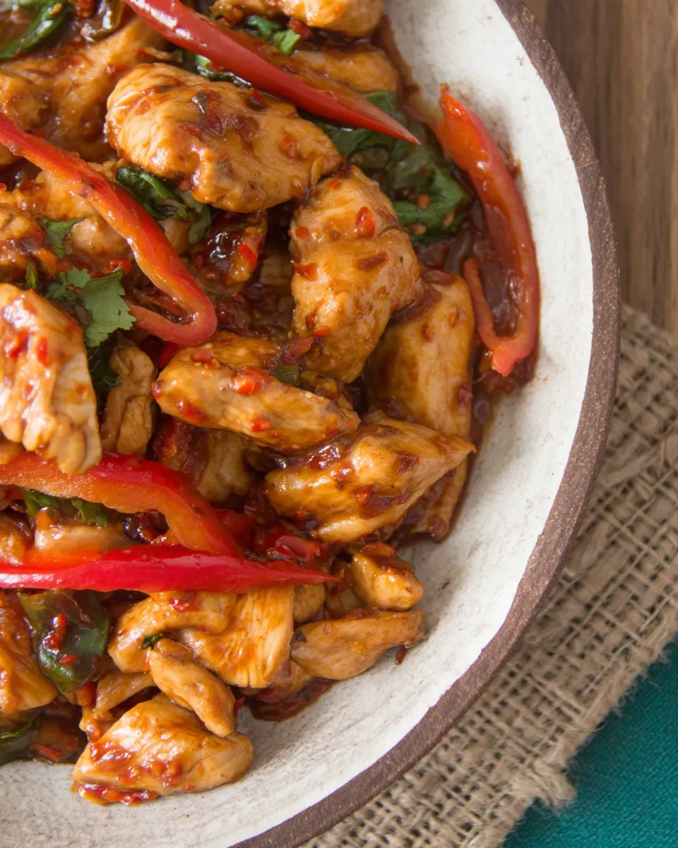 Delicious Thai Stir-Fried Chicken with Chile Jam picture